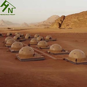 [Hot Item] Outdoor Luxury Desert Geodesic Dome Tent with Bathroom