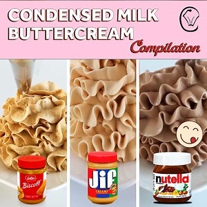 15K views · 242 reactions | Condensed Milk Buttercream Compilation! Recipes in comments ⬇ | Cupcake Savvy | Facebook