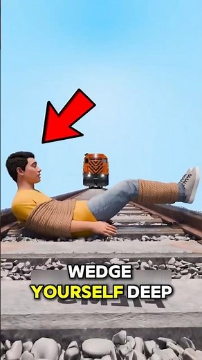 Tied by Train Tracks? Here’s What To Do!😳