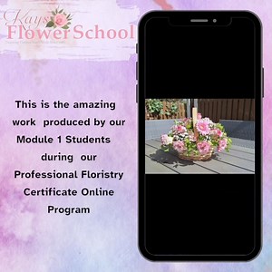 We are just coming into the last week of our beginners module 1 online program. We get asked so@much what do the students create as part of their beginners training. Here is a short video of some of our recent students designs. We provide all the fresh flowers and materials. You can watch your prerecorded step by step tutorials at your own pace at a time that suits your lifestyle and we provide 1-2-1 WhatsApp support for the duration of the program. For more details message me below or email inf