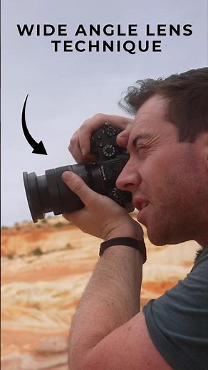 📸 My FAVORITE 16-35MM Lens Technique for Stunning Landscapes #photography #shorts