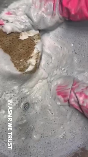 1.2K views · 72 reactions | Homemade Soft Scrub for Cleaning | Super Crunchy  #facebookreels #trending #cleaningvideos #asmrvideo #spongesqueezing #cleantok #asmrsponge #inasmrwetrust | IN ASMR WE TRUST | Facebook