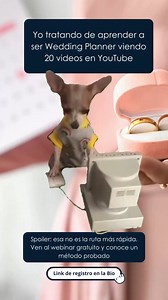 💻 ¿Tratando de aprender a ser Wedding Planner viendo 20 videos en YouTube? Spoiler: esa no es la ruta más rápida ni efectiva. 🚫 Si de verdad querés transformar tu pasión en una carrera, necesitás un método claro, probado y diseñado para ayudarte a avanzar. 🌟 ✨ Únete a nuestro webinar gratuito y da el primer paso hacia tu futuro como Wedding Planner. 👉 Regístrate ahora. Link en la bio. 💍 #lunasdboda ⁣⁣#bodasconalma #weddingplannerconalma #bodas #bodas2022 #fotografodebodas #preboda #bodascon