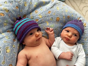 Infant Hats Handknit in Vibrant Colors - Etsy