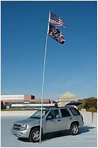 Flagpole To Go Portable Flagpole Tire Mount