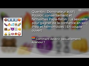 Quentin: Active Dominant | Power, Consent, and Daddy-Son Fantasies | Sexuality for...