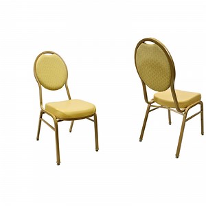 [Hot Item] Elegant Gold Victorian Wedding Chair for Banquets and Hotels