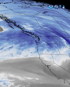 41K views · 165 reactions | A firehose of moisture from an atmospheric river drenches the Pacific Northwest and British Columbia. This system will continue to bring heavy rainfall for this region through the middle of the week. Details: This animation contains the mid-level water vapor (band 9) product from the GOES-18 weather satellite. It spans the twenty-one hour period from 00:10 UTC to 20:50 UTC on 2025-12-08. | Cooperative Institute for Research in the Atmosphere | Facebook