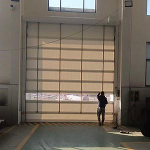 [Hot Item] Automatic PVC Zipper High-Speed Door, Self Repairing Door, Clean Room, Warehouse, Fast Door, CE Certification