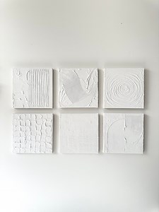 Abstract White Plaster Texture Wall Art | Mid Century Boho Canvas | Minimalist Home Decor Gift - Etsy Canada