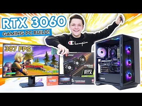 $1200 RTX 3060 Gaming PC Build 2021 - 1080p & 1440p Gaming Benchmarks!