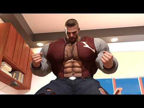 Friendly Competition (Muscle Growth Animation)