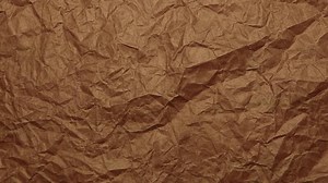 Crumpled brown paper background