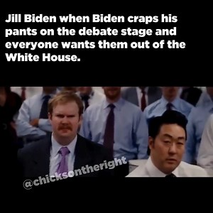 7.6K views · 109 reactions | Jill Biden wants to stay forever. #visitingangels #debate #trump #biden Watch here for more: https://www.youtube.com/live/X38RRtTV6H4?si=3MkfCF8iPLCxAvTl&t=3130 | Chicks On The Right | Facebook
