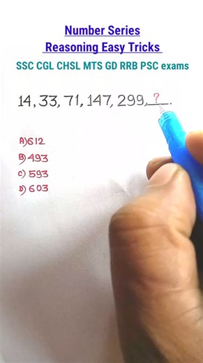 8.4K views · 60 reactions | Number Series #PSC #sscchsl #reelsfb #shorts #quiz #math #facebookshorts #ssc | TUMI JITBE | Facebook