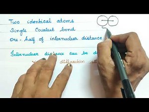 Atomic Radius, Covalent Radius,Metallic Radius,Schomaker & Stevensen Method/Periodic Classification