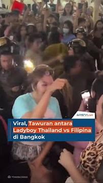 Viral, Tawuran antara Ladyboy Thailand vs Filipina di Bangkok