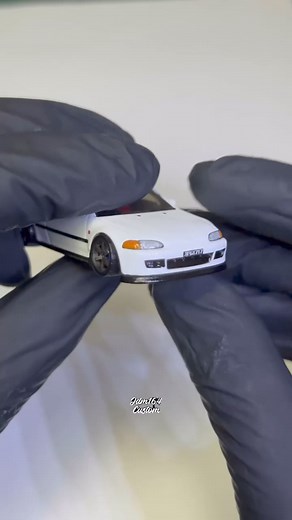 Custom Hot Wheels Honda Civic Eg6 🤍🤍🤍 #jdm164custom #hotwheels #eg6 | jdm164_custom