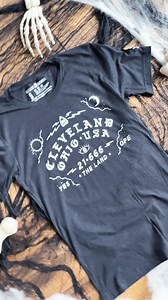 Summon the spirits with our Cleveland Ouija Board Unisex Crew T-Shirt! Made with a quirky Cleveland twist, this t-shirt is perfect for channeling your playful side. (No séances required.) | CLEveland Clothing Co. | Facebook