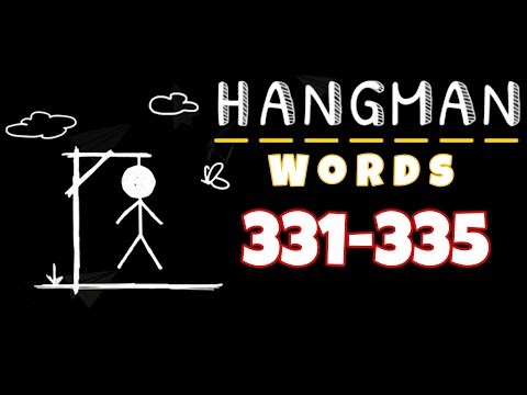 HANGMAN WORDS Two Player Games level 331 332 333 334 335