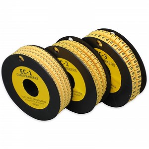 [Hot Item] Ec Type PVC Cable Marker Electrical Wire Label with Different Marking
