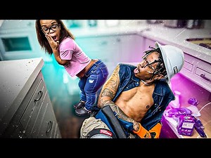 The Plumber Came Over & Started Flirting With Juicy