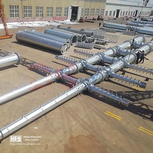 [Hot Item] 33kv Transmission Line Steel Pole Tower & Electrical Steel Transmission Line Poles, Transmission Pole