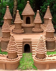 32K views · 425 reactions | Building a castle from wood sticks & mud for abandoned puppies  | MetDaan Tips | Facebook