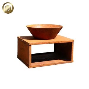 [Hot Item] Factory Supply Corten Steel Barbecue Fire Pit Metal Heater