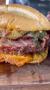 41K views · 7K reactions | Rotisserie strip roast sandwich | Miguels cookingwithfire | Facebook