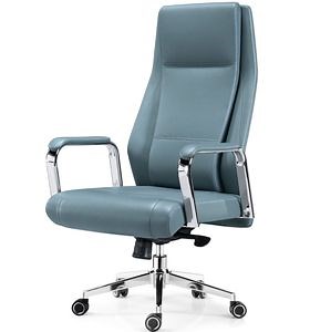 [Hot Item] Bulk Price Workstation Furniture Leather Swivel High Back Executive Wheel Office Chair