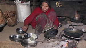 Traditional village lifestyle of Asian village on the mountain.⛰️🛖🧉 | Villager Nomadic