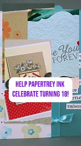We turned 18! To celebrate you can get almost everything on the site for 18% off. | Papertrey Ink