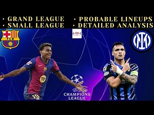 BAR vs INT DREAM11| Barcelona vs Inter| Dream11 Predictions|