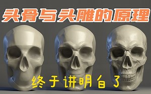 【建模教程】头骨的原理与10个关键支撑点