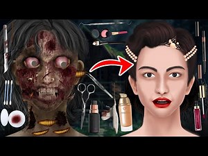 ASMR Treatment and transforms 1000-year-old Chinese zombies into beautiful women - 중국 좀비를 미인으로 바꾸십시오