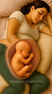 12M views · 131K reactions | Safe Sleeping Position for Moms 擄 A peaceful night means a healthy baby  #sleeptips #pregnancy #fetaldevelopment #pregnancyjourney #babies | BabiesAnatomy | Facebook