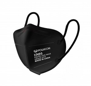 Powecom - KN95 Black Protective Masks
