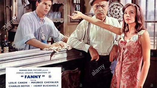 Fanny 1961 with Charles Boyer, Maurice Chevalier and Leslie Caron