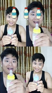 funny baby want milk 🥛