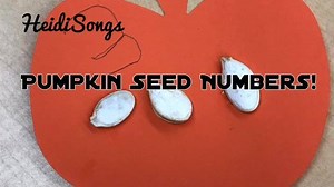 Pumpkin Seed Numbers: a fun early math activity! I’m going to put these on our math bulletin board! 😍 | HeidiSongs