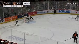 Sawyer Boulton scores his first career AHL goal 😈👊🏻 Alex Bump with the assist | Nasty Knuckles