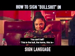How to Sign "BULLSHIT" in Sign Language