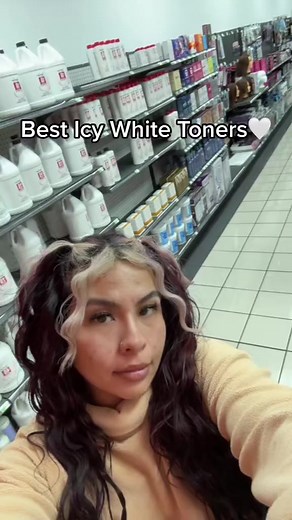 Try these if you're looking to be a frosty blonde ❄️. 📹: @jasvflo #icyblondehair #blondehaircolor #whitehair | Sally Beauty