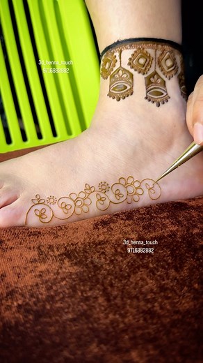 Kaisa Laga Guys Ye Design Aap Logo Ko ?? For Booking & Enquiries Contact On 📞 9716882882 Follow- @3d_henna_touch . . . . #mehandi #mehndi #henna #bridalmehndi #reelsinstagram #mehendi #mehndiartist #hennaart #hennaartist #mehndiartist #mehendi #feetmehndi #feetmehandi #footmehndi #footmehandi #legsmehndi #legsmehandidesigns #pairokimehndi #nailart | 3d_henna_touch