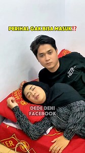 595K views · 3.3K reactions | Gak bisa masuk #fbreelsfypシ゚ #comedy #couple #funnyvideos | Dede Deni | Facebook