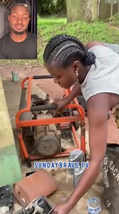 14K views · 1K reactions | See this Nigerian female engineer who can repair all kinds of generators. Kindly rate this beautiful girl. Credit: @Oge464 #sundaybravetv #talent #creativity | Sundaybrave Tv | Facebook