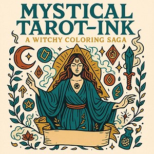 Gothic Tarot Coloring Pages: Tattoo-style Celestial Art (printable PDF) - Etsy Canada