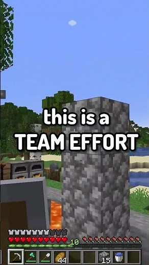 Cookie Struggling To Build A Nether Portal