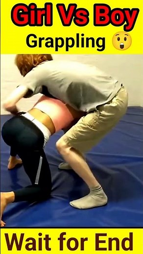 ​She Didn't Give Up! Intense Intergender Grappling Battle #bjj #jiujitsu #nogi #wrestling #mma